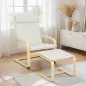 Sillón con Reposapiés Sillón Lectura con Respaldo Alto Reposacabezas Extraíble Patas de Madera y Tapizado en Lino Crema Sillón con Reposapiés Sillón Lectura con Respaldo Alto Reposacabezas Extraíble Patas de Madera y Tapizado en Lino Crema