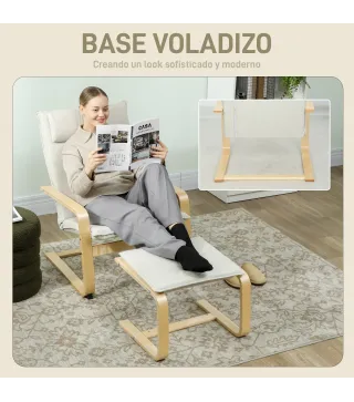 Sillón con Reposapiés