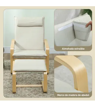 Sillón con Reposapiés