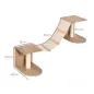 Estantes de Pared Gatos Escaleras de Tela para Gatos con Plataformas y Postes Rascadores de Sisal Centro de Actividades de Escal Estantes de Pared Gatos Escaleras de Tela para Gatos con Plataformas y Postes Rascadores de Sisal Centro de Actividades de Escal