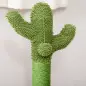 Poste Rascador para Gatos en Forma de Cactus Pequeño Árbol Rascador para Gatos con Poste de Sisal y Felpa Pelota Colgante y Base