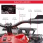 Quad Eléctrico 12V para Niños +3 Años con 2 Motores Faros Música Neumáticos de Suspensión Botones Avance y Retroceso Vehículo El