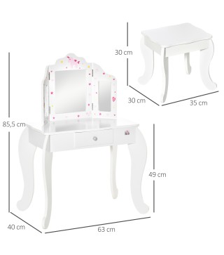 Tocador de Madera Infantil