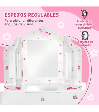 Tocador de Madera Infantil