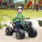 Quad Eléctrico para Niños 12V, Quad para Niños de 3–5 Años con 2 Motores, Velocidad 3–8 km/h, Música, Faros LED, MP3, USB, Tarje