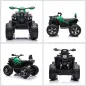 Quad Eléctrico para Niños 12V, Quad para Niños de 3–5 Años con 2 Motores, Velocidad 3–8 km/h, Música, Faros LED, MP3, USB, Tarje