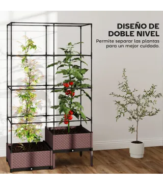 Jardinera con Enrejado