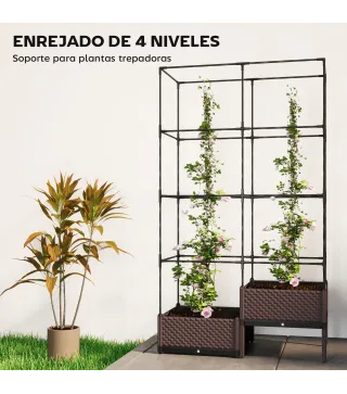 Jardinera con Enrejado