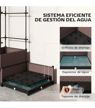 Jardinera con Enrejado