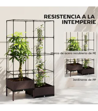 Jardinera con Enrejado