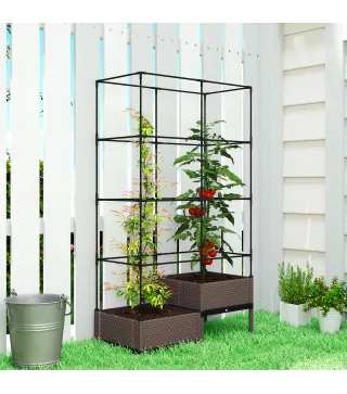 Jardinera con Enrejado