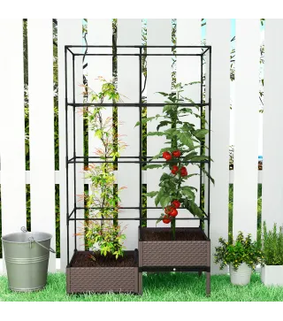 Jardinera con Enrejado