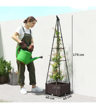 Jardinera con Enrejado