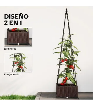 Jardinera con Enrejado