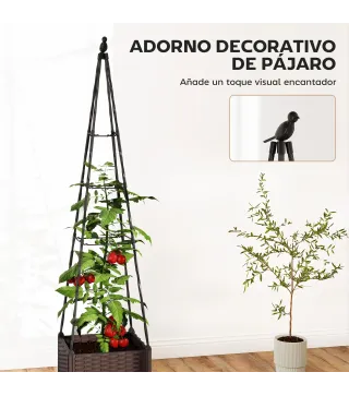 Jardinera con Enrejado