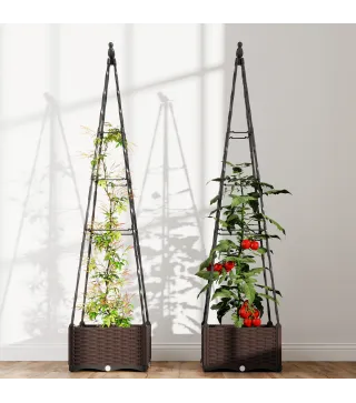 Jardinera con Enrejado