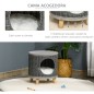 Cueva para Gatos de Ratán Cueva para Gatos de Ratán