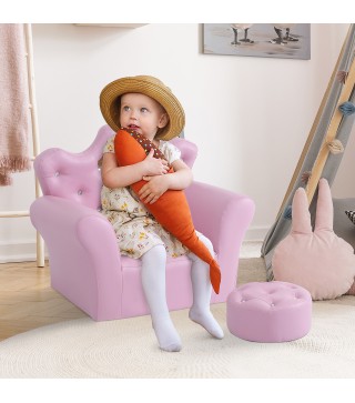 Sofá para Niños con Taburete
