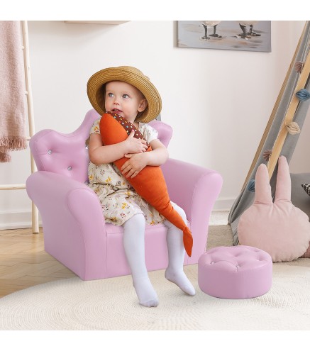Sofá para Niños con Taburete