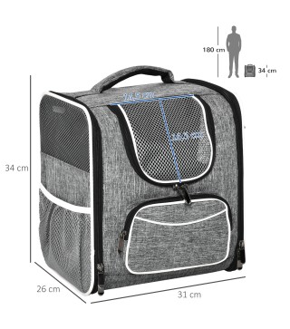 Transportín Mochila para Gatos