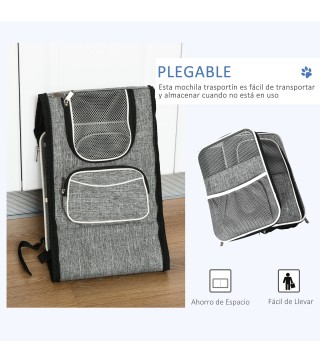 Transportín Mochila para Gatos