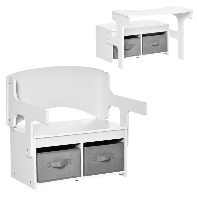 2 en 1 Banco de Madera Infantil 2 en 1 Banco de Madera Infantil