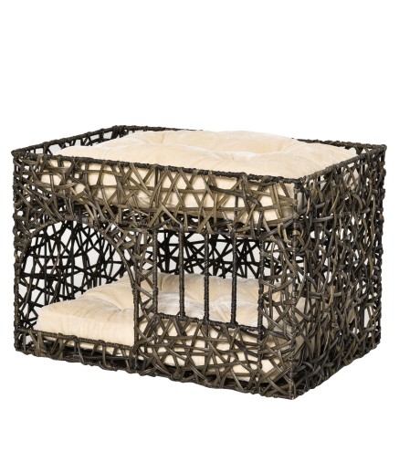 Cesta de Ratán para Gatos