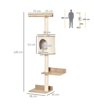 Árbol para Gatos de Pared