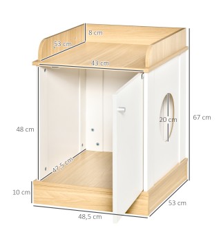 Casa para Gatos de Madera