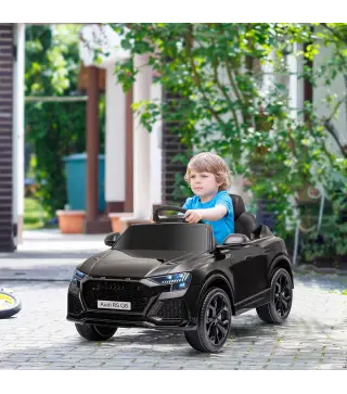 Coche Eléctrico Infantil +3 Años Licencia Audi RS Q8 con Batería 6V 2 Motores Mando a Distancia Música Bocina y Luces Velocidad