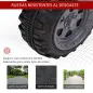 Quad Eléctrico Infantil para +18 Meses Vehículo Eléctrico a Batería 6V con Velocidad de 2 km/h 70x42x45 cm Rojo