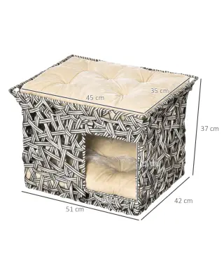 Cesta de Ratán para Gatos