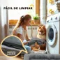 Cama para Perros Medianos Cama para Gatos con Base Antideslizante Funda Extraíble y Lavable 91,5x68,5x16,5 cm Gris Cama para Perros Medianos Cama para Gatos con Base Antideslizante Funda Extraíble y Lavable 91,5x68,5x16,5 cm Gris