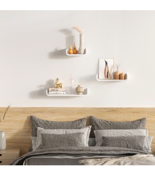 Juego de 3 Estantes de Pared