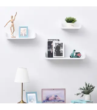 Juego de 3 Estantes de Pared