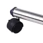 Perchero Acero Inox Colgador Ropa 4 Ruedas Alto y Largo Regulables 95x45x170cm