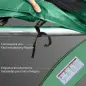 Cubierta de Protección Acolchada para Cama Elástica Borde de Seguridad para Trampolines con Diámetro Ø366 cm Verde