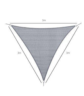 Toldo Vela Triangular
