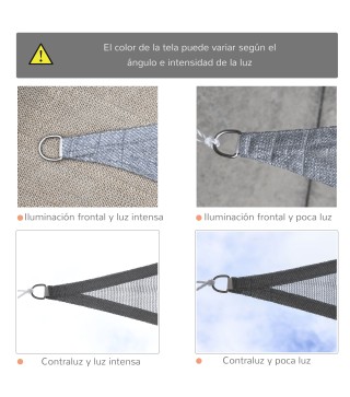 Toldo Vela Triangular