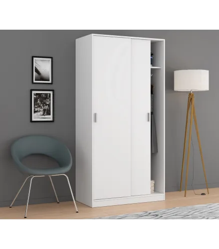 Armario 2 Puertas correderas Blanco
