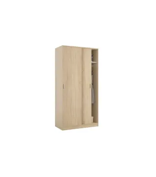 Armario 2 Puertas Correderas Roble Canadian