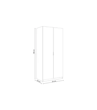 Armario LOW COST 2 Puertas Blanco