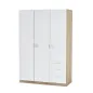 Armario 3 Puertas + 3 Cajones ROBLE CANADIAN/BLANCO ARTIK
