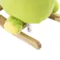 Balancín Infantil en Forma de Dinosaurio de Felpa para Bebés 18-36 Meses con Sonido Cinturón de Seguridad Manillar y Reposapiés