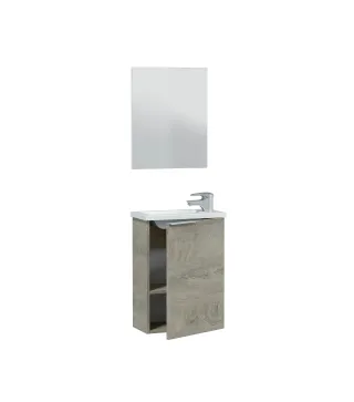 MINI Mueble  40 1p + espejo + LAVABO