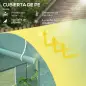 Invernadero de Exterior 2,5x2x2 m Invernadero de Túnel con Cubierta de PE 140 g/m² para Cultivo Plantas Verduras Frutas en Jardí