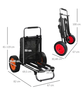 Carro Playa Plegable