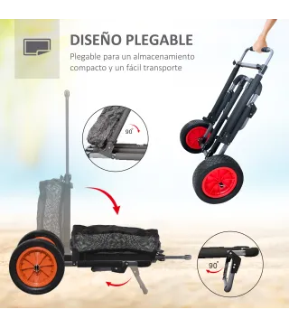 Carro Playa Plegable