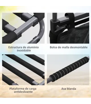 Carro Playa Plegable