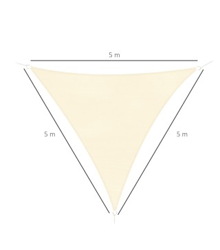 Toldo Vela Triangular